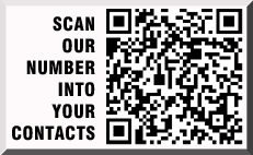 Safety-QRCODE Scan our number into your contacts