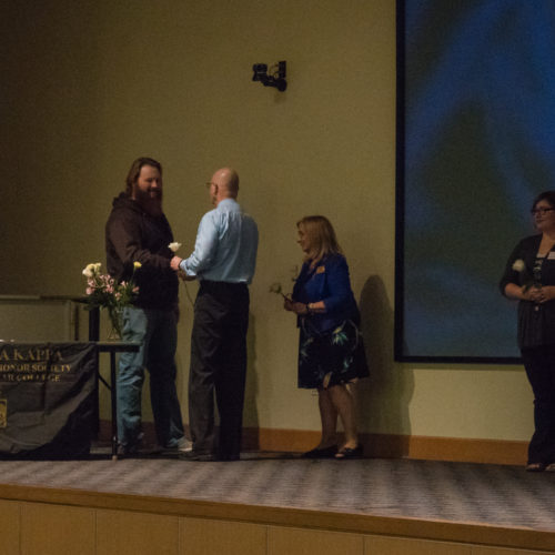 New student inducted to Phi Theta Kappa New student inducted to Phi Theta Kappa